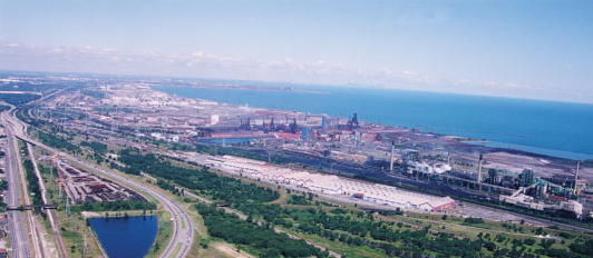 US스틸의 제철소 중 가장 큰 게리 제철소는 110년의 역사를 가지고 있다. (사진: US스틸)