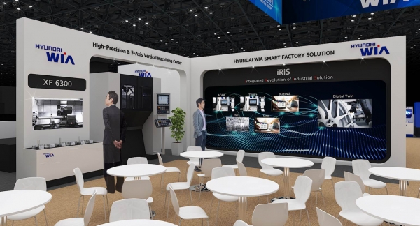 현대위아는 이번 전시회에서 공장자동화 시스템 PLS와 스마트팩토리 플랫폼 iRiS 등을 선보였다. (사진=현대위아)