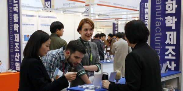 ‘2019 대한민국 화학제조산업대전’ 수출 상담회. (사진=메쎄이상)
