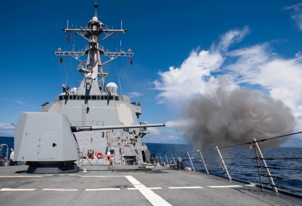 현대위아 5인치 함포(KMK45)의 모습. (사진=현대위아)