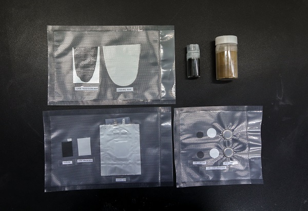 일체형 복합양극소재와 이를 이용한 전고체전지 시제품. (사진=생산기술연구원)