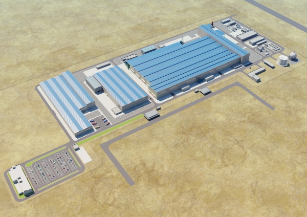 Tuwaiq 주단조 공장 조감도. (사진=두산중공업)