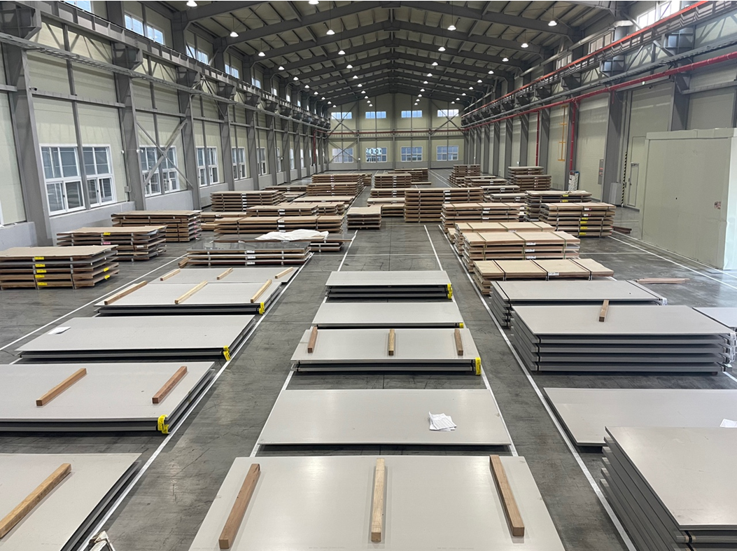 SM스틸 신규 MTV영업소 하치장 전경