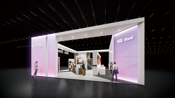 KG스틸 2022년 코리아빌드 전시 조감도 (사진=KG스틸)