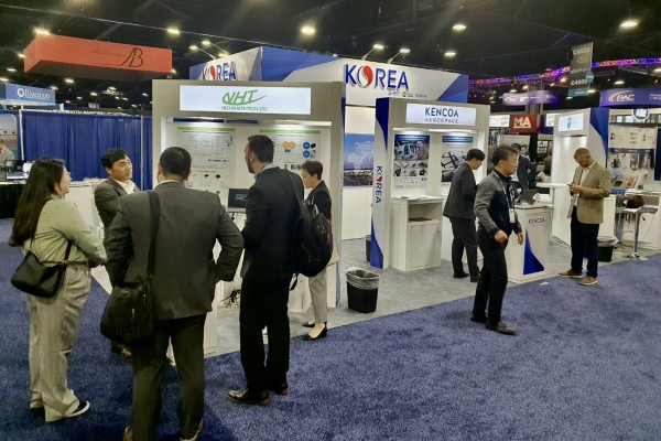 ‘2023 헬리엑스포’ 한국 부스 전경. (사진=경남TP)