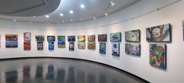 전시장에 전시되어 있는 페인터스 드림 작품. (사진=포스코인터내셔널)