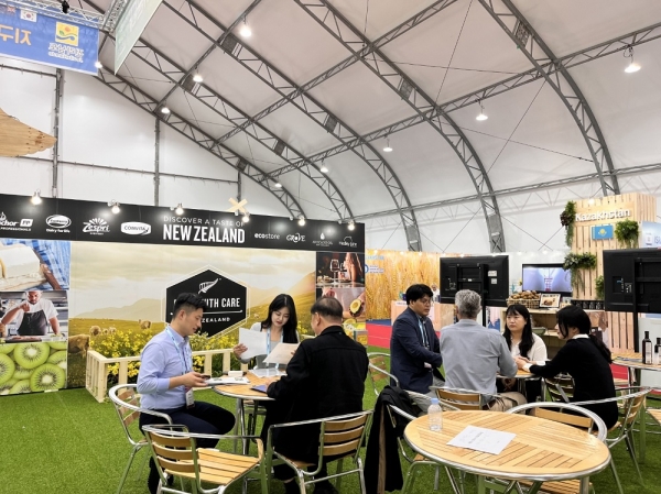 '2023 국제농업박람회' 글로벌 소싱 온오프라인 상담회. (사진=수입협회)