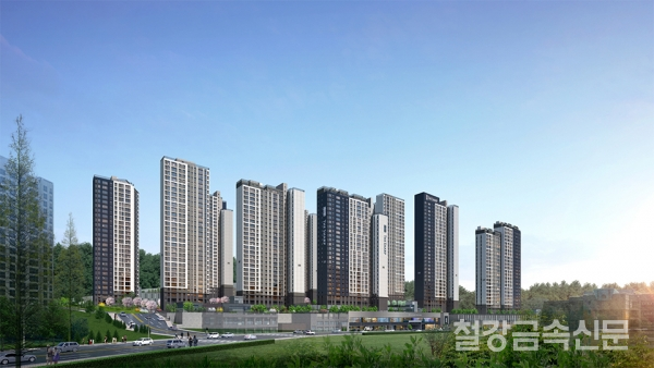 더샵 광양레이크센텀 투시도.(사진=포스코)