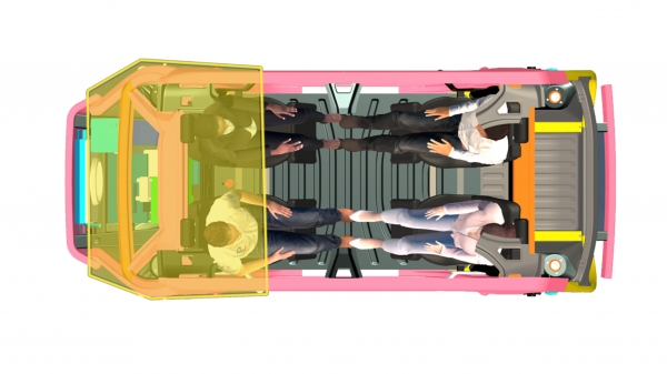 초고장력강은 확장된 승객 보호 구역은 탁월한 객실 침입 방지 기능을 제공하고 궁극적으로 부상 위험을 낮춘다. (사진=WorldAutoSteel)