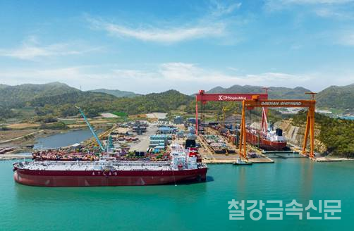 대한조선 해남조선소 전경. 대한조선 제공.