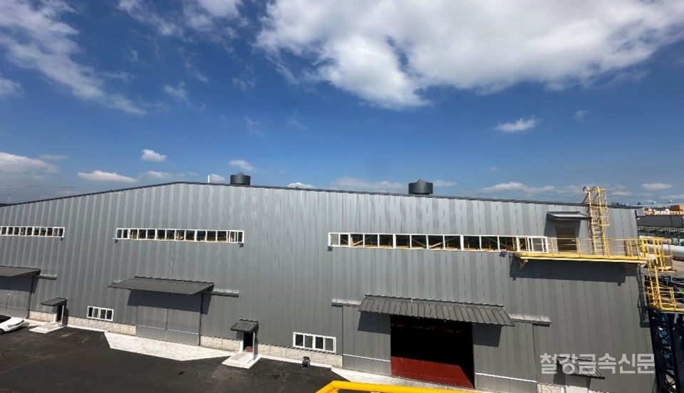 동국산업 니켈도금강판 신공장 전경