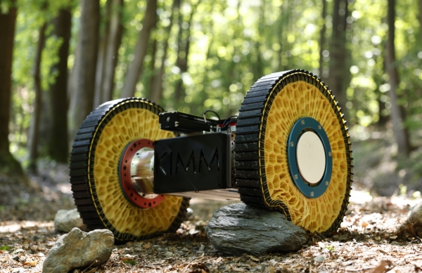 강성이 바뀌는 표면장력 모사 모핑 휠. (사진=기계연구원)