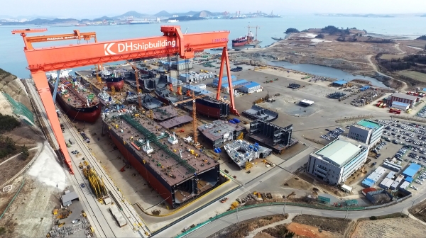 사진은 대한조선 도크. 대한조선 제공.