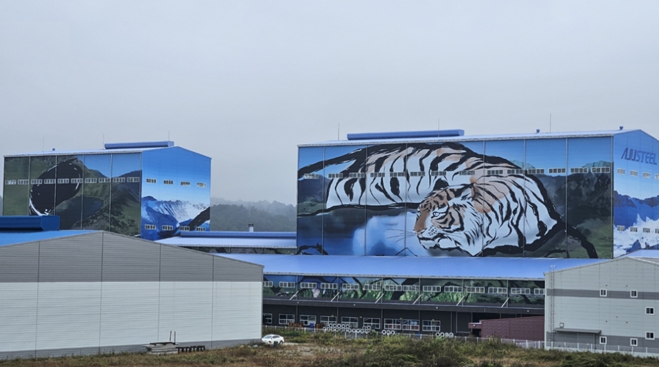 아주스틸 김천 CGCL 북쪽 전경./ 아주스틸