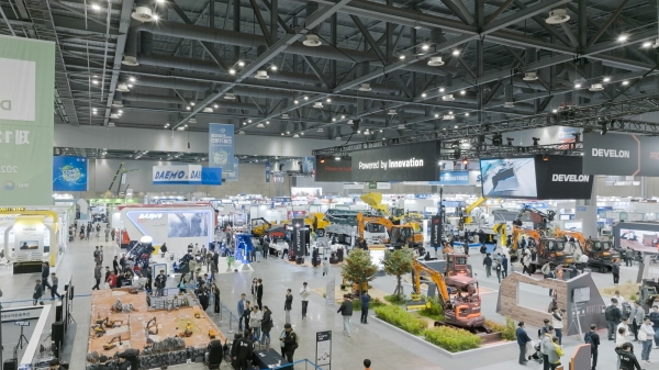 ‘제12회 한국국제건설기계전’ 행사장 전경. (사진=건설기계산업협회)