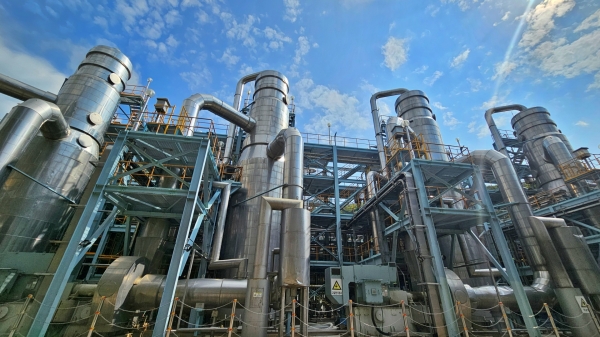 영풍 석포제련소 폐수 재이용 시설 전경. 출처=영풍