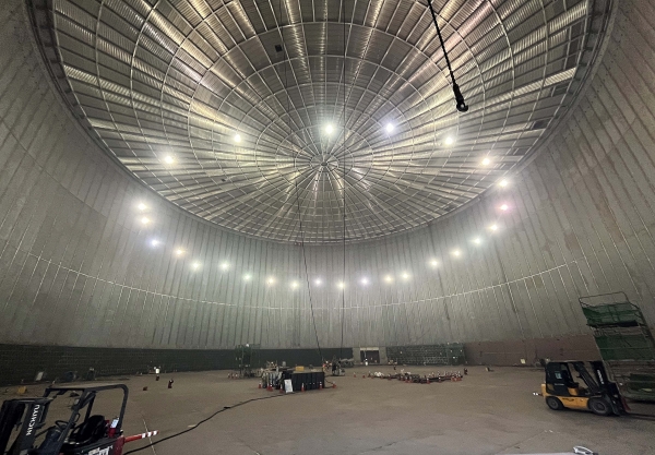 광양 LNG터미널 7호기 탱크 내부. /포스코홀딩스