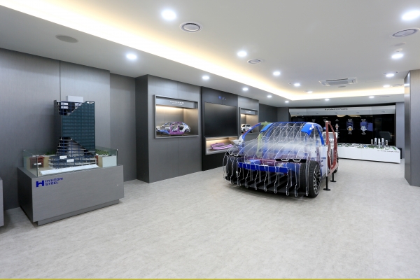 새롭게 리뉴얼된 현대제철 당진제철소 홍보관 내부. 출처=현대제철