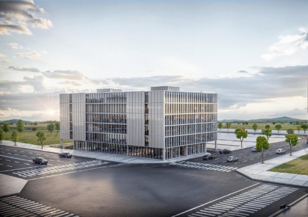 체인지업 그라운드 지역확산 모델 구축 사업’의 일환으로 포항경제자유구역에 들어설 기업혁신공간 조감도. /포스코그룹