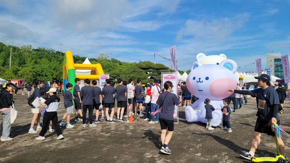 포스코 '포석호' 이벤트 부스 사진