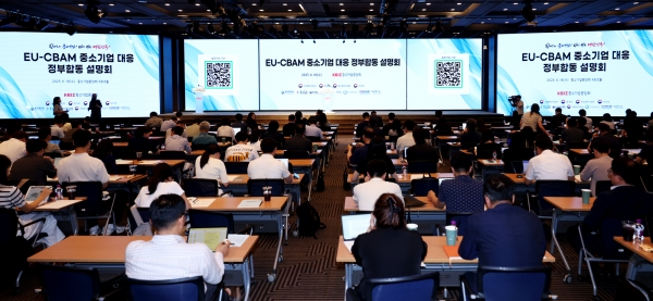 EU-CBAM 중소기업 대응 정부 합동 설명회. (사진=중소기업중앙회)