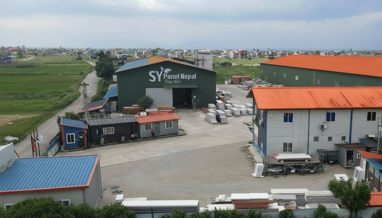 에스와이패널 네팔 전경