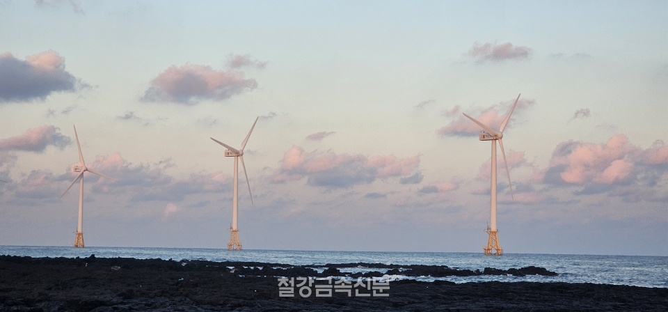 국내 해상풍력 기기 (사진: 기자 직접 촬영)