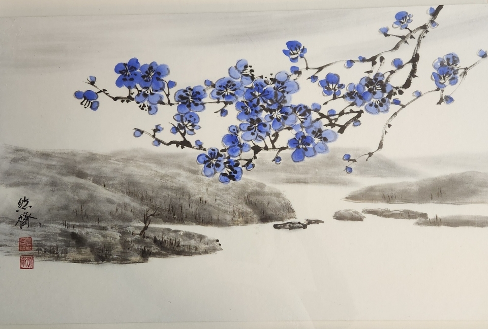 빈석주 화백 '상념(2024)' 작품<br>