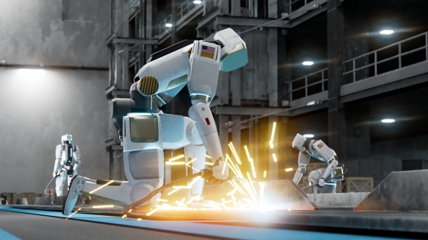 페르소나 AI가 개발 중인 휴머노이드 로봇 모형 이미지. /포스코그룹