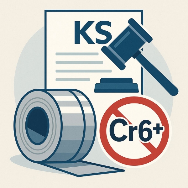 6가 크로뮴 제한과 도금부착량 시험 기준을 명확히 하는 내용의 KS 개정안이 최종 고시되면서, 그동안 현장에서 지적돼 온 품질 판별 공백과 유통 단계 관리 한계를 제도적으로 보완하게 됐다