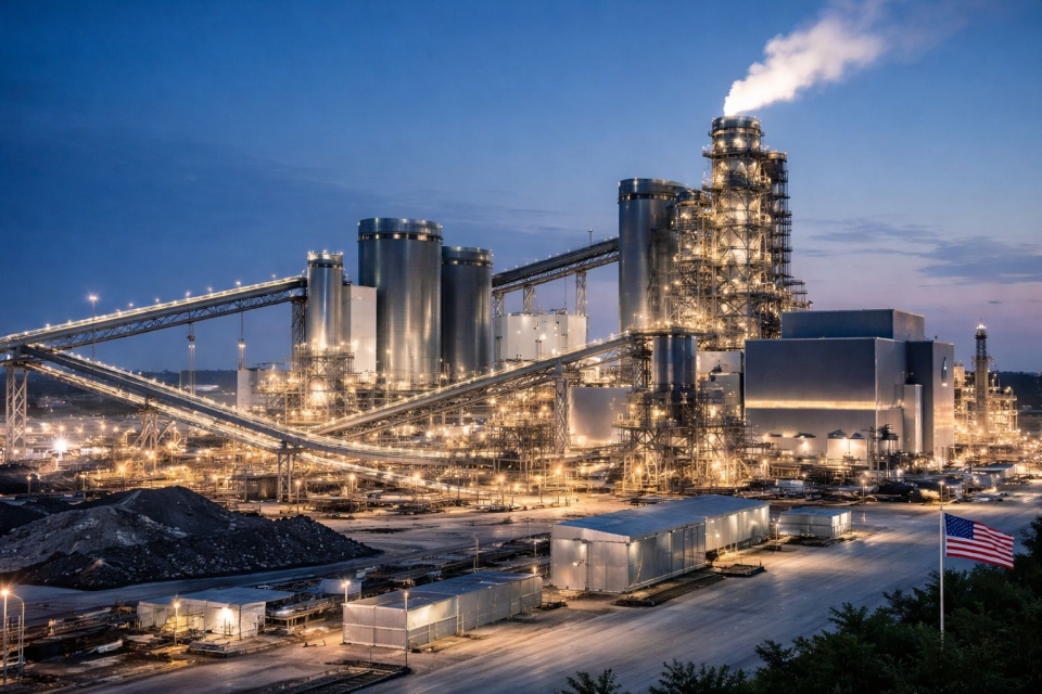 현대제철 미국 전기로 제철소 가상 이미지