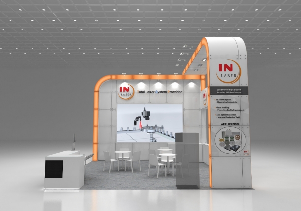 인레이저의 ‘인터배터리 2026’ 부스 조감도. (사진=인레이저)